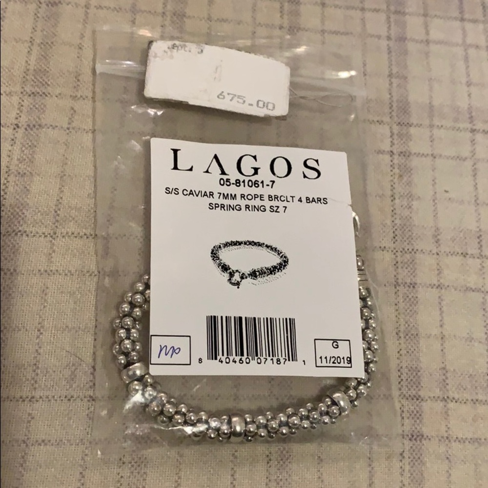 Brand New Lagos Caviar Rope Bracelet